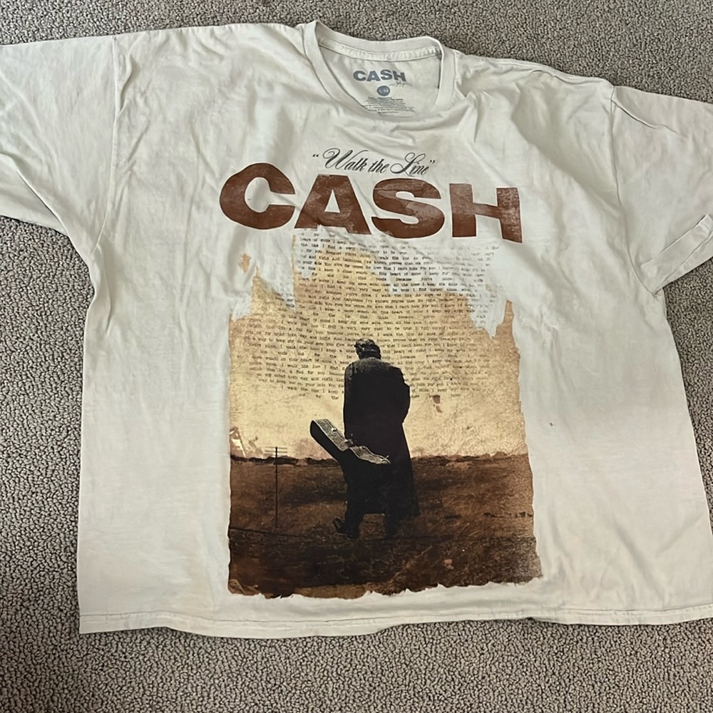 Johnny Cash oversized tee